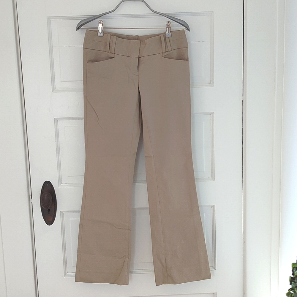 Limited sz 2P flare leg trouser pants, khaki